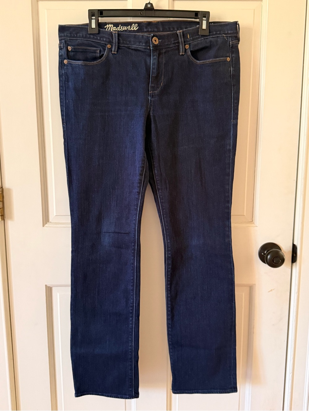 Madewell Rail Straight Dark Wash